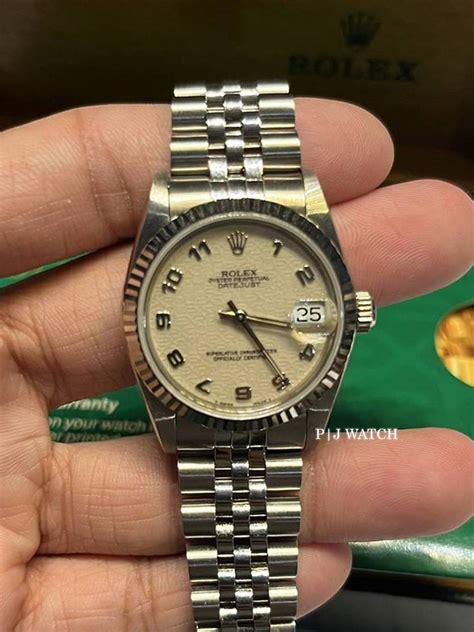 36mm steel white gold datejust rolex 16234|rolex 16234 production years.